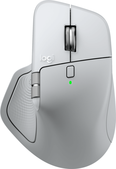 Logitech MX Master 4 for Mac (vezeték nélküli, halványszürke)
