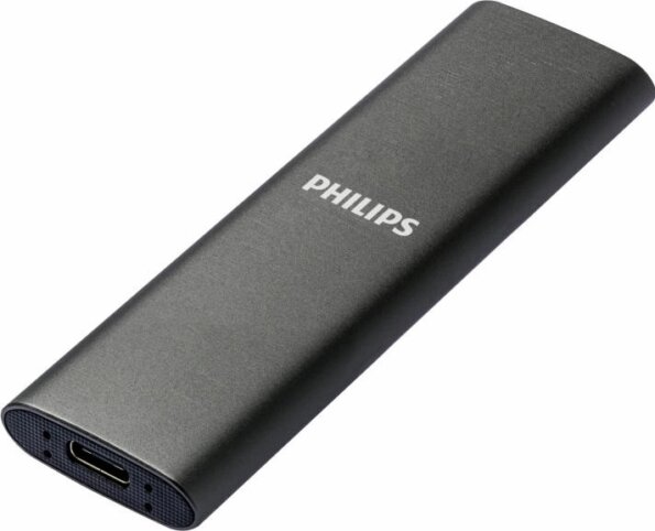 Philips Ultra Speed 1TB (USB3.0, USB-C, fekete)