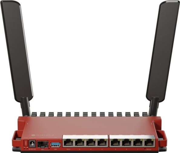 MikroTik L009UiGS-2HaxD-IN (Wi-Fi 6, kétsávos, 8× Gigabit, 1× 2,5Gbps SFP)