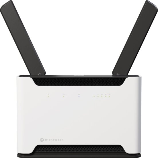 MikroTik Chateau 5G R17 ax (5G, Wi-Fi 6, kétsávos, 4× Gigabit, 1× 2,5Gbps, SIM)
