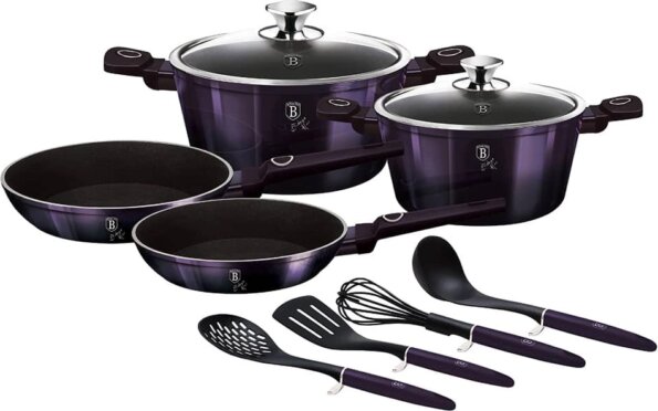 Berlinger Haus Purple Eclipse Collection BH/7140 edénykészlet, 10 részes Berlinger Haus Purple Eclipse Collection BH/7140 edénykészlet, 10 részes