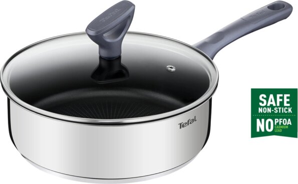 Tefal G7303255 Daily Cook mély serpenyő fedővel, 24cm