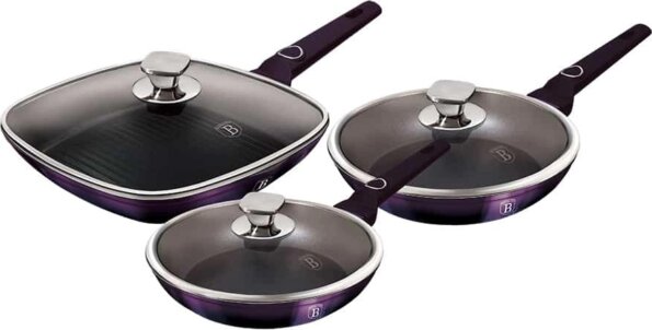 Berlinger Haus BH/7107 Purple Eclipse Collection serpenyő szett, 6 részes