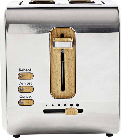 Nedis KABT510EWT kenyérpirító, 2 szeletes, fehér