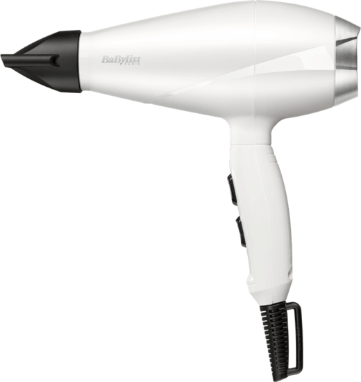 BaByliss Power Pro 6704WE hajszárító, 2000W, fehér-ezüst