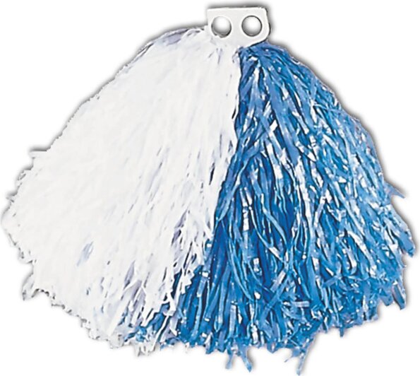 Pom-pom, fehér-kék