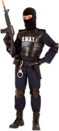 S.W.A.T. Kommandós jelmez, 116 cm