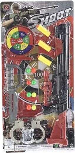 Játék fegyver szett, rendőrség