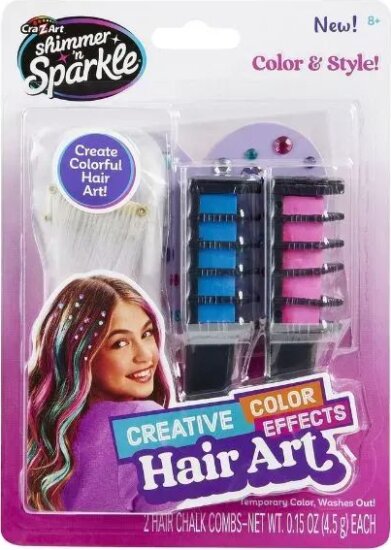 Shimmer’n Sparkle, hajdekoráló készlet krétával