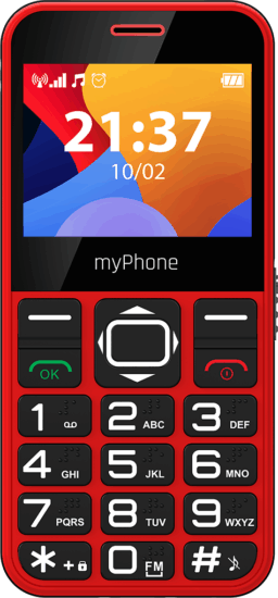 MyPhone Halo 3 mobiltelefon, Piros