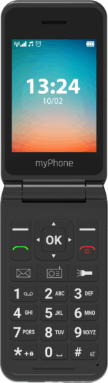 MyPhone Flip LTE mobiltelefon, Fekete MyPhone Flip LTE mobiltelefon, Fekete
