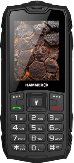 MyPhone Hammer Rock LTE DualSIM csepp-, por- és ütésálló mobiltelefon, Fekete