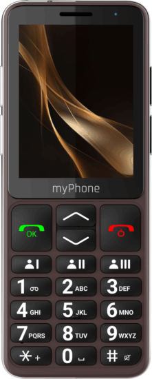 MyPhone Bueno LTE Praline Collection mobiltelefon, Barna
