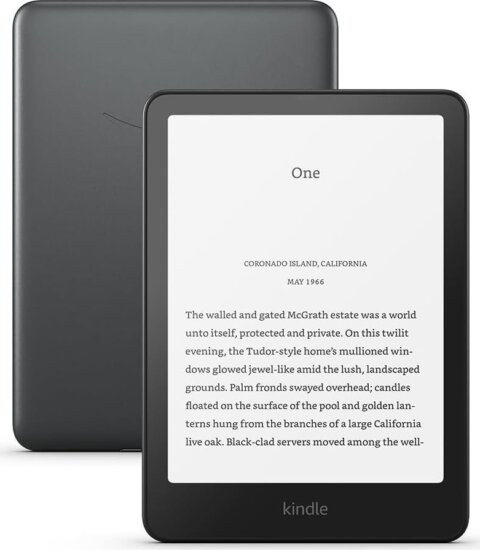Amazon Kindle Paperwhite Signature Edition (2024) 7" E-book olvasó, 32GB, Metallic Black (Reklám mentes)