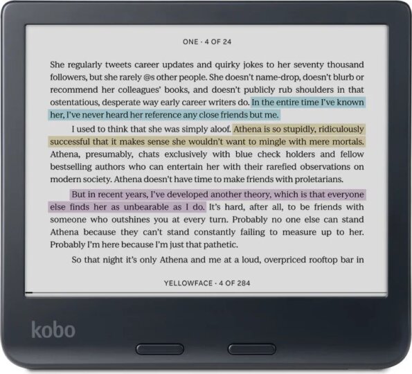 Kobo Libra Colour 7" E-book olvasó, 32GB, Black