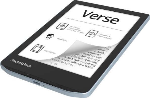 PocketBook Verse 6" E-book olvasó, 8GB, Bright Blue PocketBook Verse 6" E-book olvasó, 8GB, Bright Blue