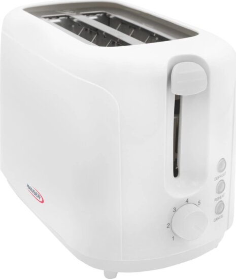 Hauser T-232 kenyérpirító, 2 szeletes, fehér