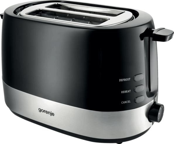 Gorenje T850BK kenyérpirító, 2 szeletes, fekete