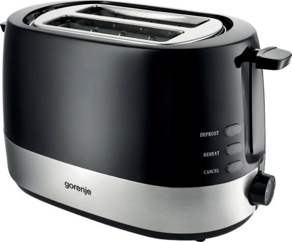 Gorenje T850BK kenyérpirító, 2 szeletes, fekete