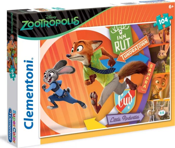 Clementoni, Zootropolis 2025 puzzle, 104 darabos