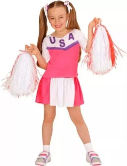 Szurkolólány jelmez, 116 cm