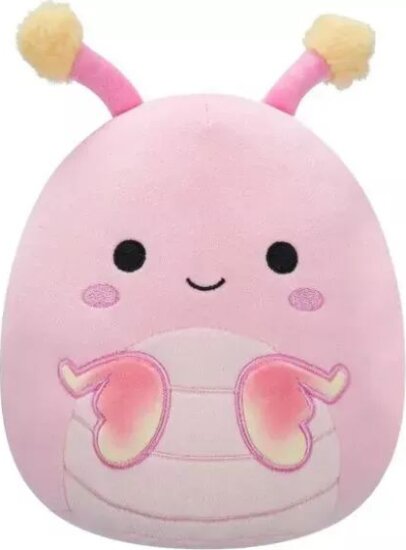 Squishmallows, Guinevere, a rózsaszín sáska plüss, 20 cm