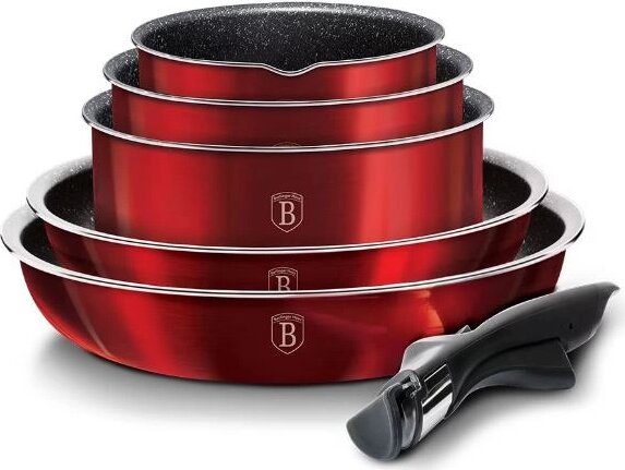 Berlinger Haus Burgundy Metallic Line Collection BH/1674 edénykészlet, 12 részes Berlinger Haus Burgundy Metallic Line Collection BH/1674 edénykészlet, 12 részes