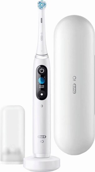 Oral-B iO Series 9N White Alabaste elektromos fogkefe, Fehér Oral-B iO Series 9N White Alabaste elektromos fogkefe, Fehér