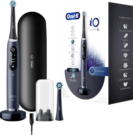 Oral-B iO Series 9N Black Onyx elektromos fogkefe, Fekete