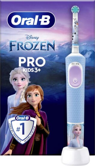 Oral-B Vitality Pro 103 Kids Frozen elektromos fogkefe, Jégvarázs