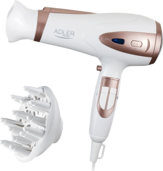 Adler AD 2248 hajszárító, 2400W, fehér