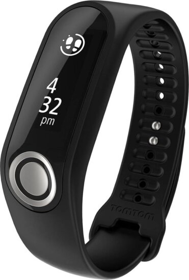 TomTom Touch okoskarkötő pulzusmérővel - testösszetétel, és aktivitáskövetés, nagy, Fekete