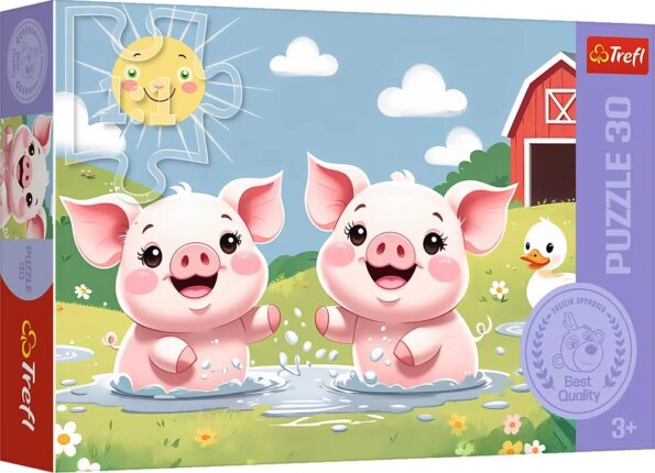 Trefl, Malacok a farmon puzzle, 30 darabos