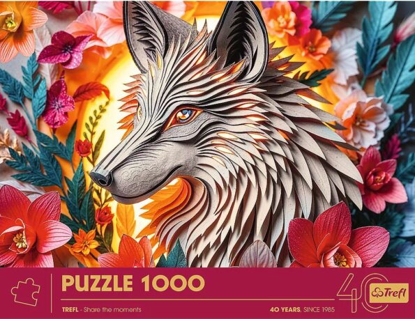 Trefl, 40. születésnap, Paper Art: Farkas puzzle, 1000 darabos