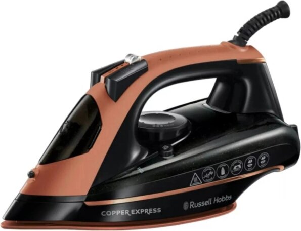 Russell Hobbs 23975-56 Copper Express gőzölős vasaló, 2600W, fekete-réz Russell Hobbs 23975-56 Copper Express gőzölős vasaló, 2600W, fekete-réz