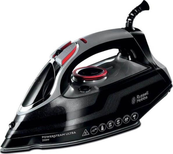 Russell Hobbs 20630-56 Power Steam Ultra gőzölős vasaló, 3100W, fekete Russell Hobbs 20630-56 Power Steam Ultra gőzölős vasaló, 3100W, fekete