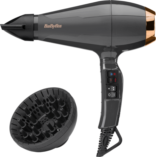 BaByliss Air Pro 6719DE ionos hajszárító, 2200W, fekete-arany