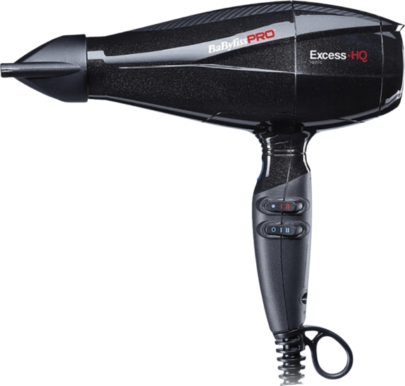 BaByliss Pro Excess HQ 6990IE hajszárító, 2600W, fekete