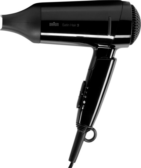 Braun Satin Hair 3 HD350 Style&Go úti hajszárító, 1600W, fekete