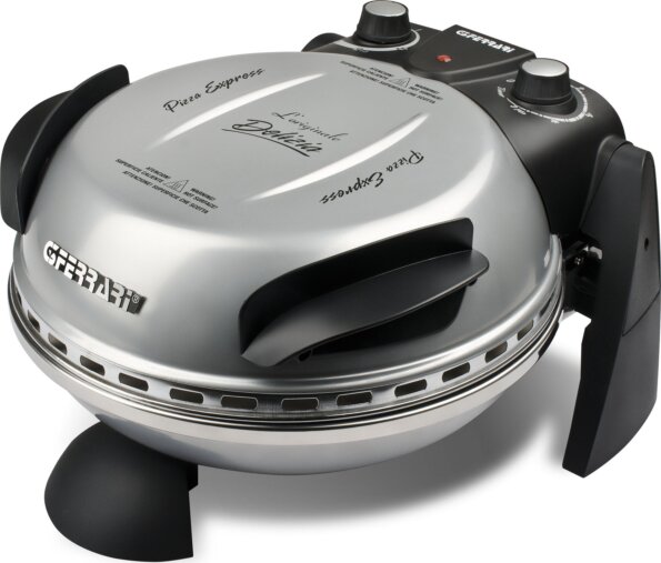 G3 Ferrari EVO Forno Pizza Delizia G10006 pizzasütő, 1200W, ezüst G3 Ferrari EVO Forno Pizza Delizia G10006 pizzasütő, 1200W, ezüst