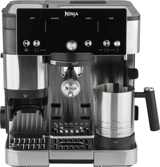 Ninja Luxe Essential ES501EU espresso kávéfőző, Ezüst/Fekete Ninja Luxe Essential ES501EU espresso kávéfőző, Ezüst/Fekete