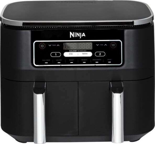 Ninja Foodi Dual Zone AF300EU forrólevegős sütő (7,6 l)