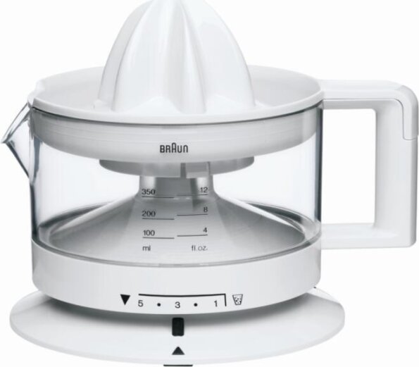 Braun CitrusQuick 1 CJ 3000 citrusprés, 20W, fehér Braun CitrusQuick 1 CJ 3000 citrusprés, 20W, fehér