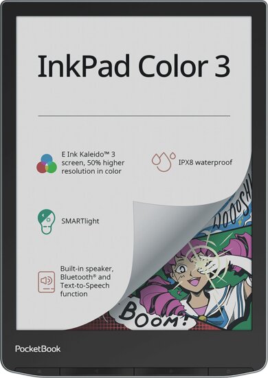 PocketBook InkPad Color 3 7,8" E-book olvasó, 32GB, Stormy Sea