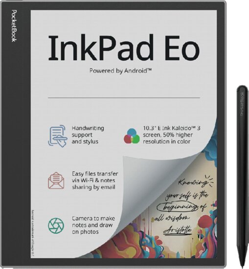 PocketBook InkPad Eo, 10,3" E-book olvasó, 64GB, Mist Grey