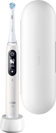 Oral-B iO Series 6 White elektromos fogkefe, Fehér Oral-B iO Series 6 White elektromos fogkefe, Fehér