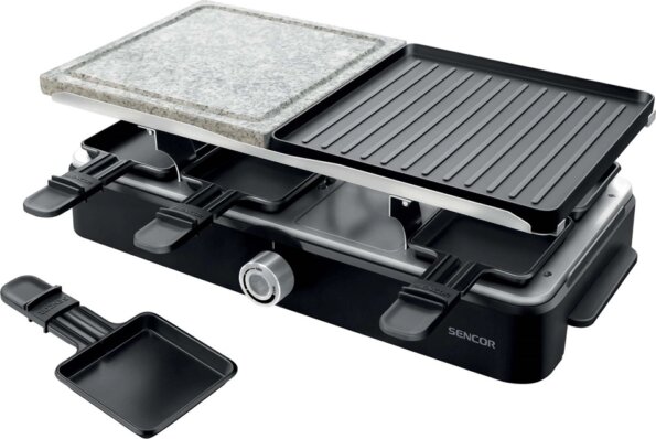 Sencor SBG 0260BK raclette grillsütő, 1400W
