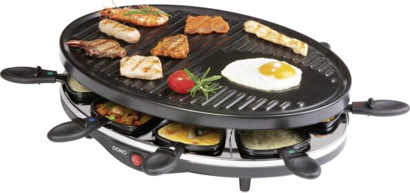DOMO DO9038G raklett grillsütő, 1200W