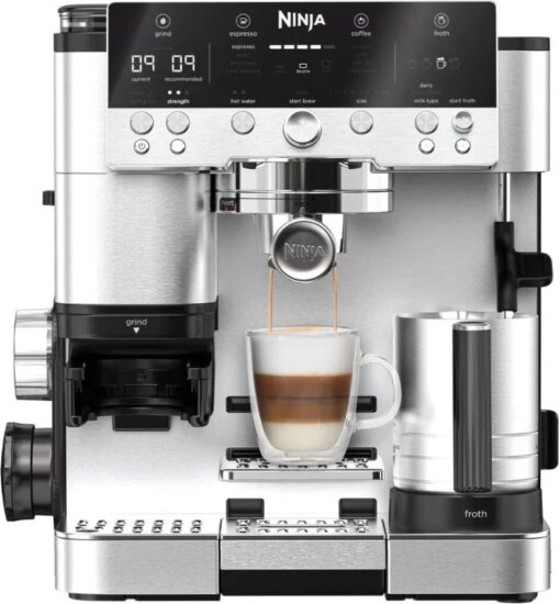 Ninja Luxe Café Premier ES601EU espresso kávéfőző, Ezüst