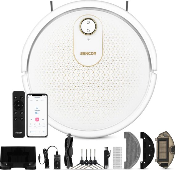 Sencor SRV 4550WH robotporszívó, Fehér Sencor SRV 4550WH robotporszívó, Fehér